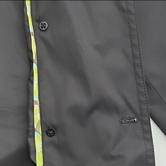 Hilary Radley Fit & Flare Trench Coat Black Size Small - Picture 12 of 16